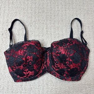 What Katie Did Satin Lace Bra